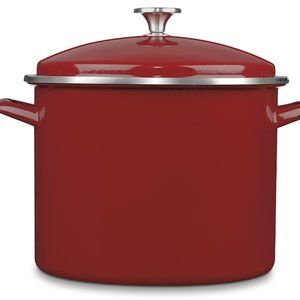 CUSINART 12QUARTS STOCKPOT ( RED)